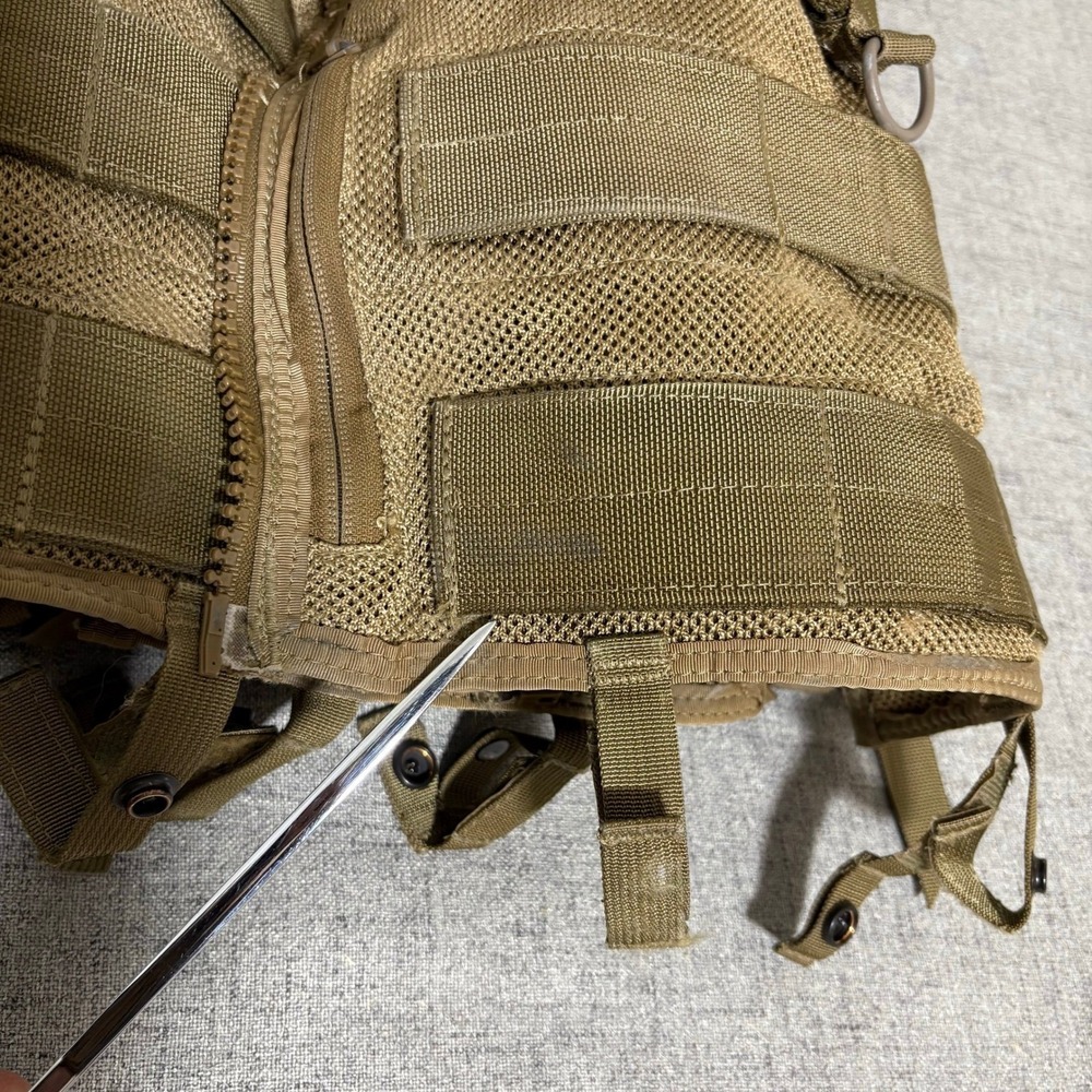 ATLAS 46 Tool Vest 5 Piece One Size Molle System Brown Adjustable Tactical - Picture 8 of 16